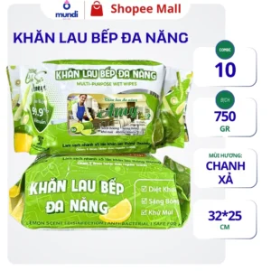 Khăn Lau Bếp Đa Năng – Thấm Hút Tốt, Lau Sạch Nhanh