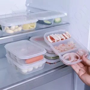 Hộp Chia Ngăn Tủ Lạnh – Sắp Xếp Thực Phẩm Gọn Gàng